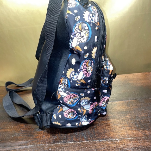 Bioworld Naruto Shippuden Ramen Ichiraku Noodle Bowl Pattern Black Mini Backpack main image 10